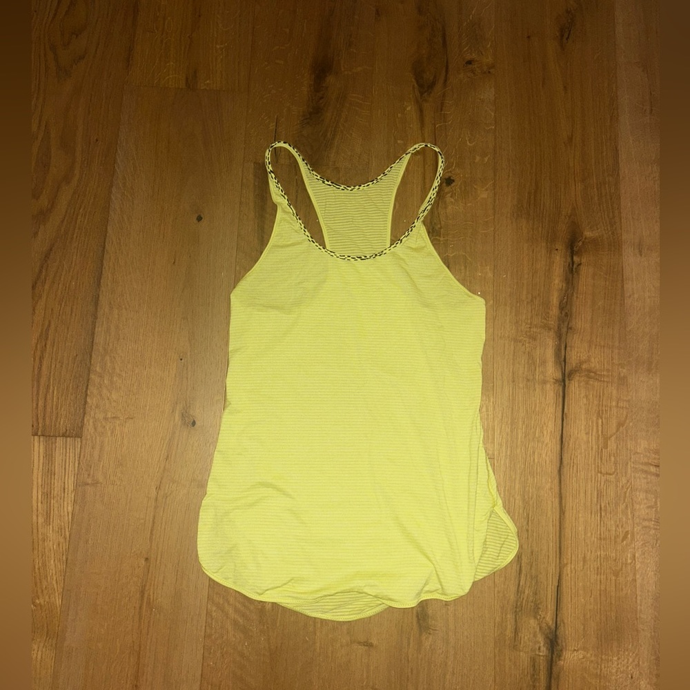 Women’s Yellow Lululemon Tank Top Size 8